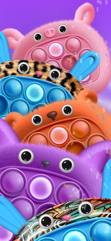 Popit fidget toys 3D top style screenshot 3