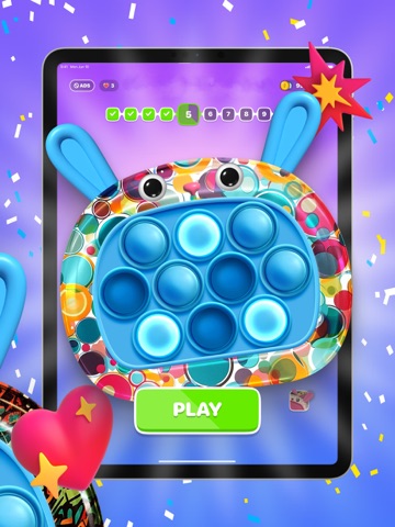 Popit fidget toys 3D top style screenshot 8