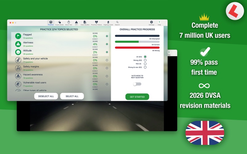 HGV Theory Test Kit Pro — Mac preview